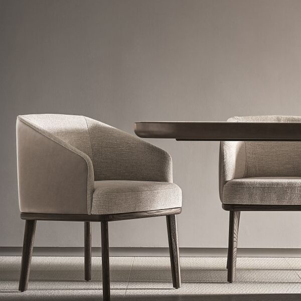 “Ditre Italia ST. TROPEZ chair – contemporary designer seating with sculptural lines and luxurious finish”