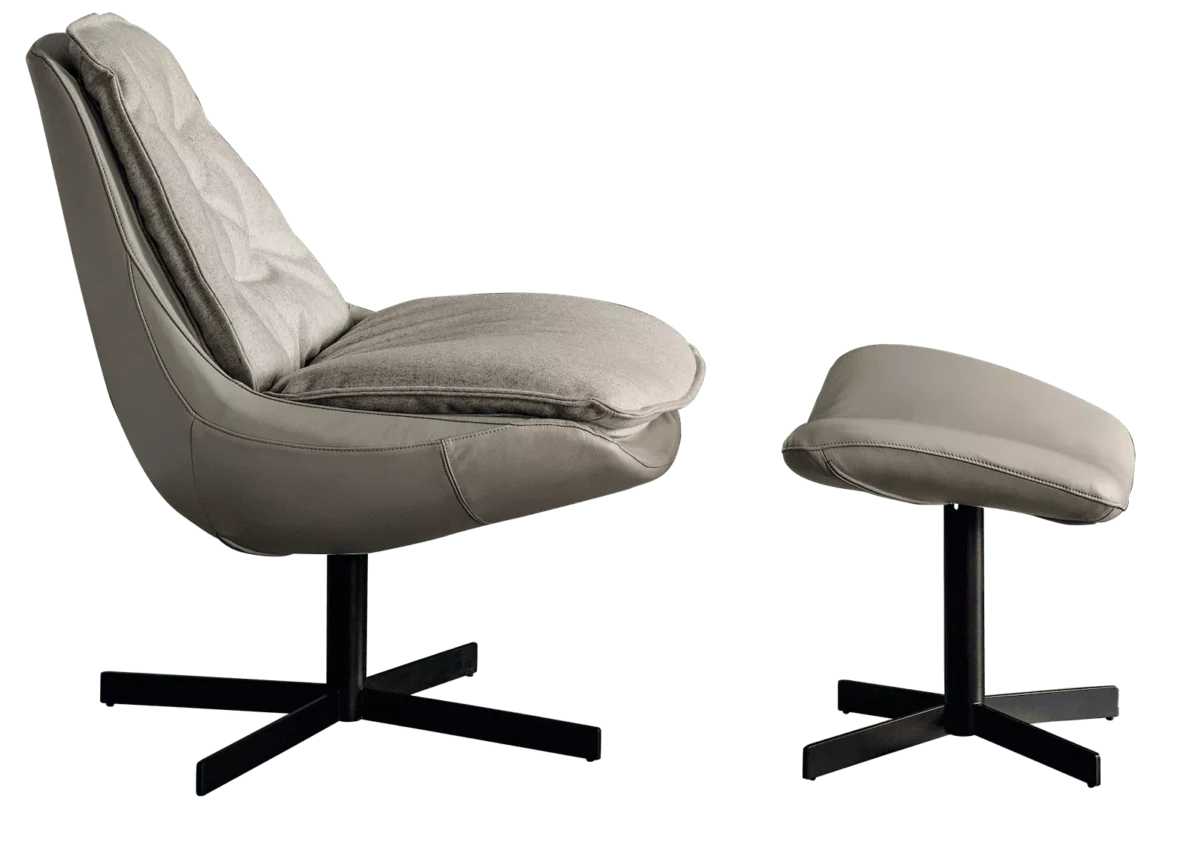 Modern Italian “One” chair by Bontempi, displayed at Royal Oak Michigan showroom