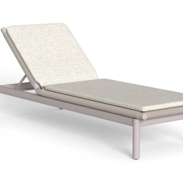 Modern Dolcevita Alu Sunbed by Karim Rashid for Talentispa, high-end Italian outdoor furniture for Royal Oak, Michigan.