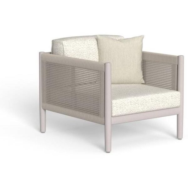 "TalentiSpa Dolcevita//Alu Armchair featuring clean design lines and exceptional comfort."