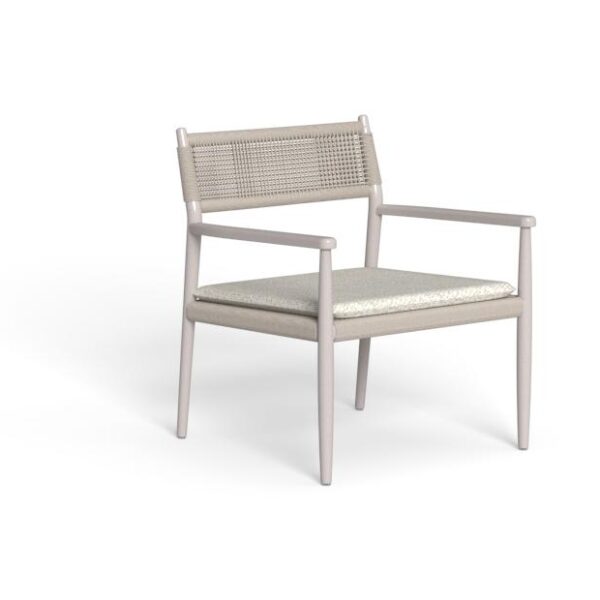 Modern Dolcevita Alu Lounge Armchair by Karim Rashid for Talentispa, high-end Italian outdoor furniture for Royal Oak, Michigan.
