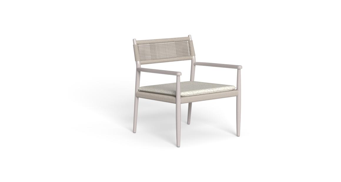 Modern Dolcevita Alu Lounge Armchair by Karim Rashid for Talentispa, high-end Italian outdoor furniture for Royal Oak, Michigan.