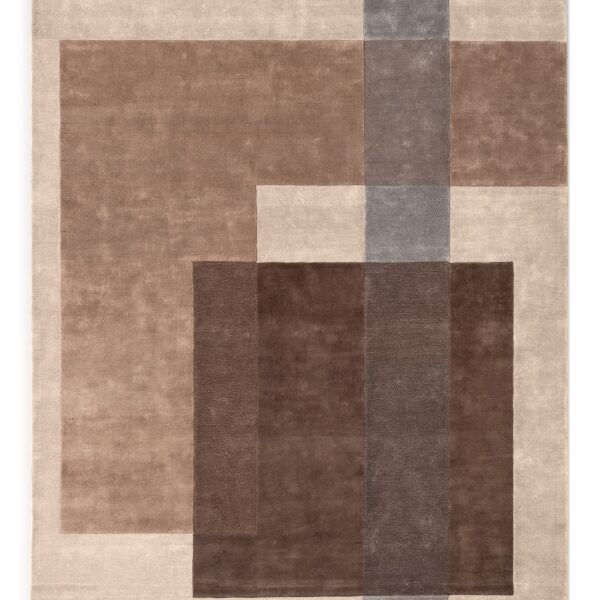“OVERLAP rug by Ditre Italia – modern Italian area rug with layered geometric design and tonal texture”
