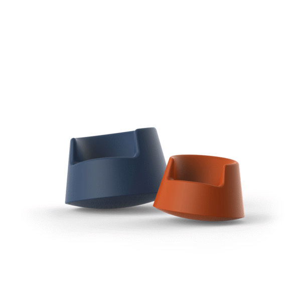 Colorful Vondom ROULETTE chair made of durable polyethylene resin