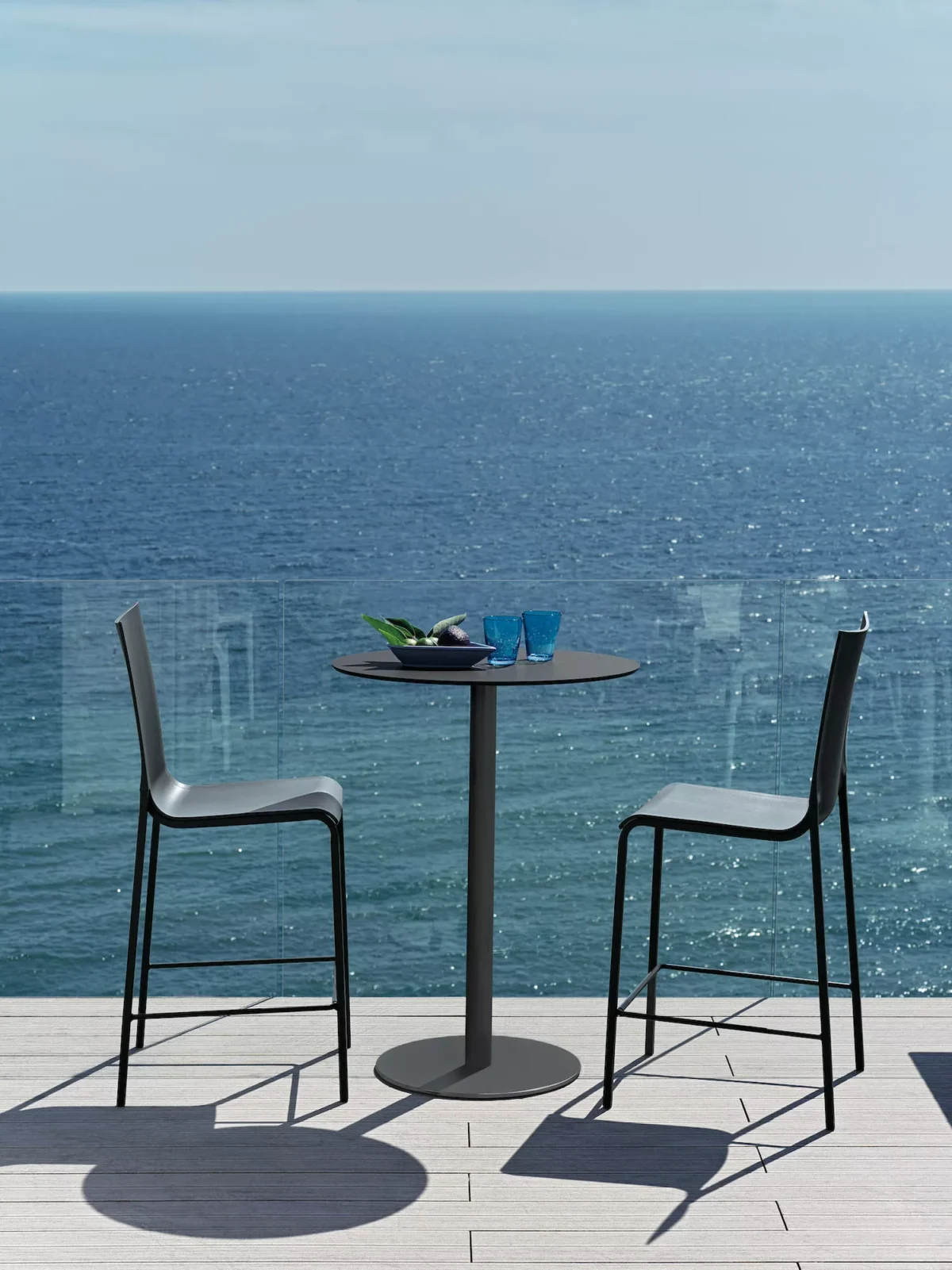 Bontempi Kate chair featuring slender metal legs