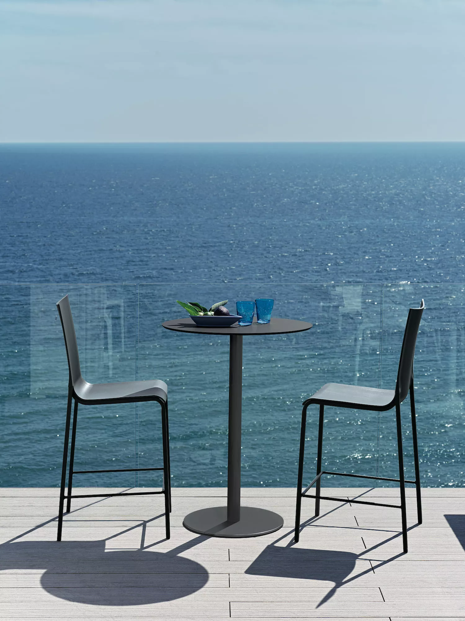 Bontempi Kate chair featuring slender metal legs