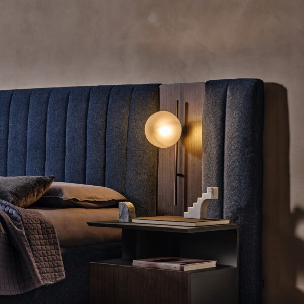 “ERIC bedside table by Ditre Italia – modern Italian nightstand with clean lines and minimalist drawer design”