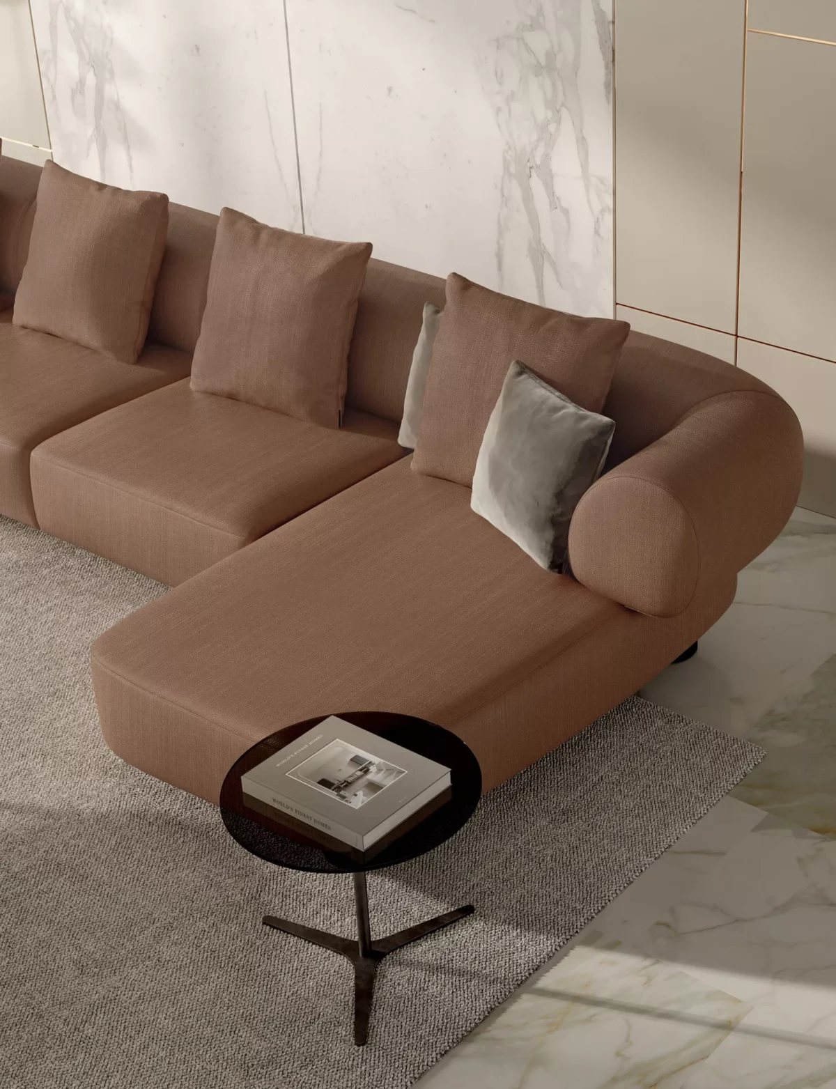 Franz by Bontempi luxury Italian dining chair in Birmingham, Michigan showroom