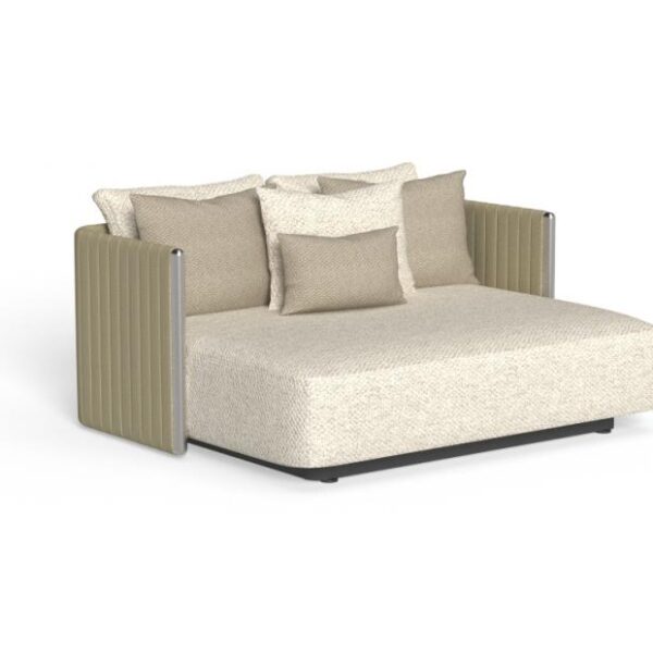 Luxury contemporary George Daybed by Talenti Technical Department for Talentispa, high-end Italian outdoor furniture for Birmingham, Michigan.