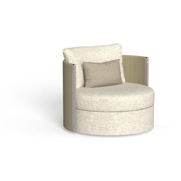 Luxury contemporary George Living Armchair by Marco Acerbis for Talentispa, high-end Italian outdoor seating for Birmingham, Michigan.