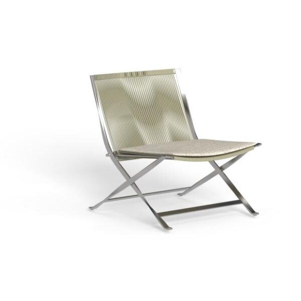 High-end George Lounge Armchair by Marco Acerbis for Talentispa, modern Italian outdoor seating for Troy, Michigan.
