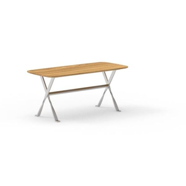 Contemporary high-end George 40x90 side table by Talenti, for Birmingham, Michigan homes.
