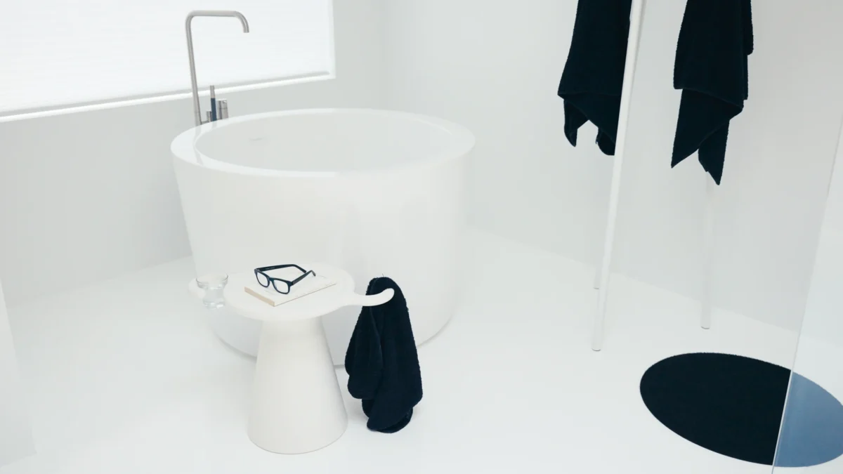 SOS Stool by Heller, chic and functional seating for contemporary Troy, Michigan homes.