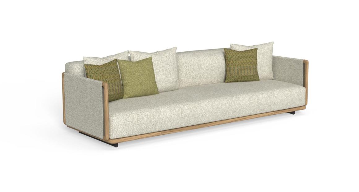 High-end Jun 3-seater sofa by Talenti, modern Italian luxury for Troy, Michigan.