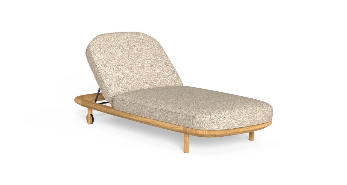 High-end Karen Sunbed by Marco Acerbis for Talentispa, modern Italian outdoor furniture for Troy, Michigan.
