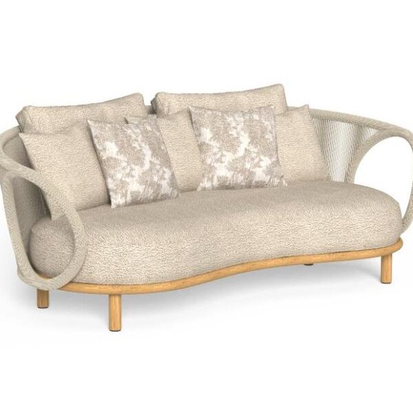 Luxury contemporary Karen Sofa by Talenti Spa, high-end Italian outdoor furniture for Royal Oak, Michigan.