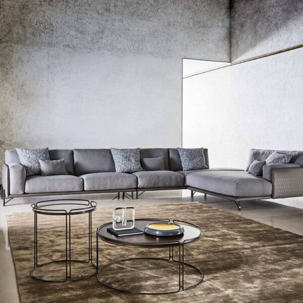 “Kris armchair by Ditre Italia – modern Italian lounge chair with curved backrest and upholstered seat”