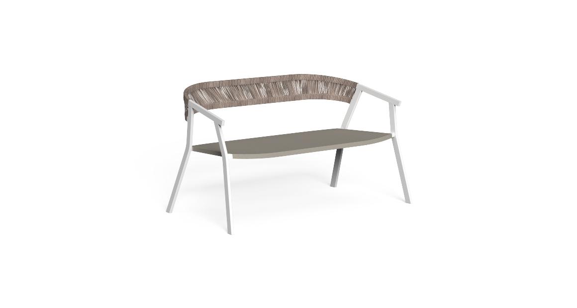 Luxury contemporary Key Sofa by Studio Talenti for Talentispa, high-end Italian outdoor furniture for Birmingham, Michigan.