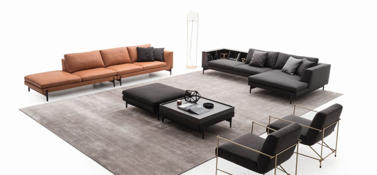 “Ditre Italia Kim sofa – customizable modular design with sleek proportions and high-end finishes”