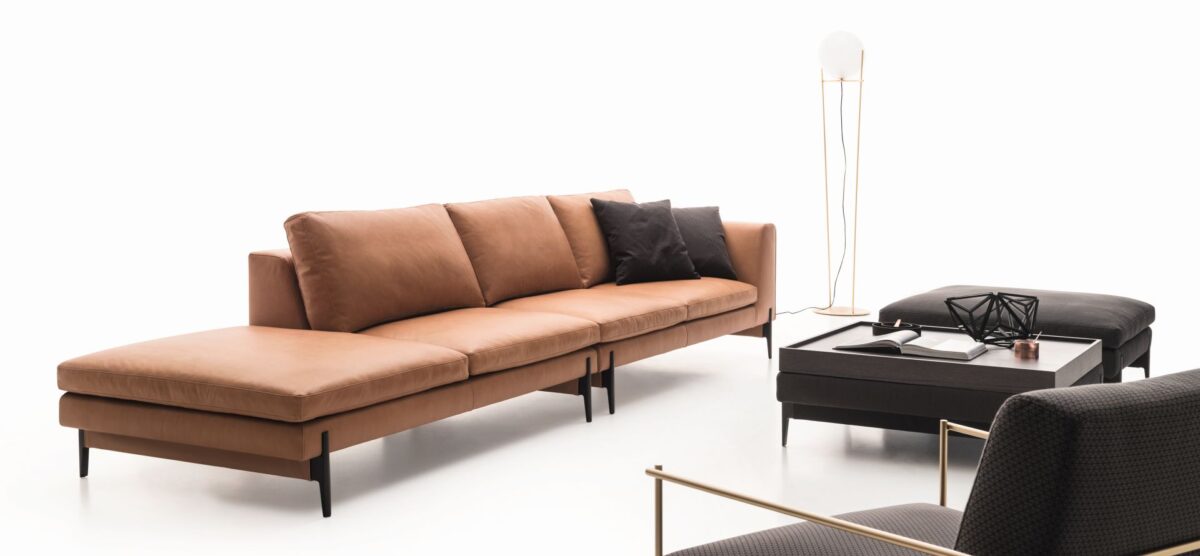 “Kim modular sofa by Ditre Italia – versatile Italian seating solution with timeless aesthetics”