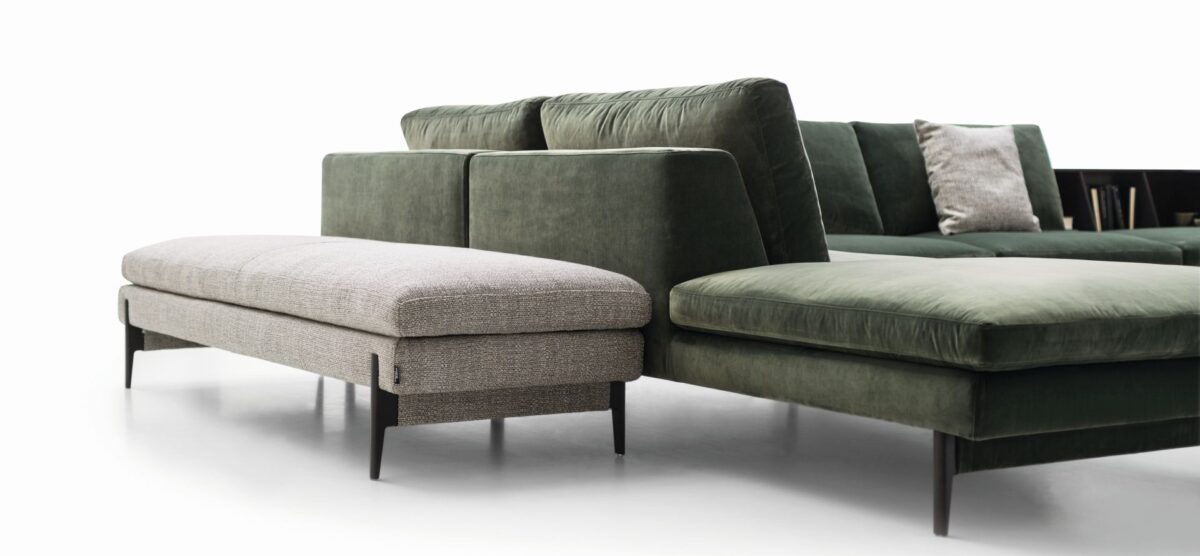 “Italian Kim sofa by Ditre Italia – premium sofa system with soft contours and luxurious comfort”