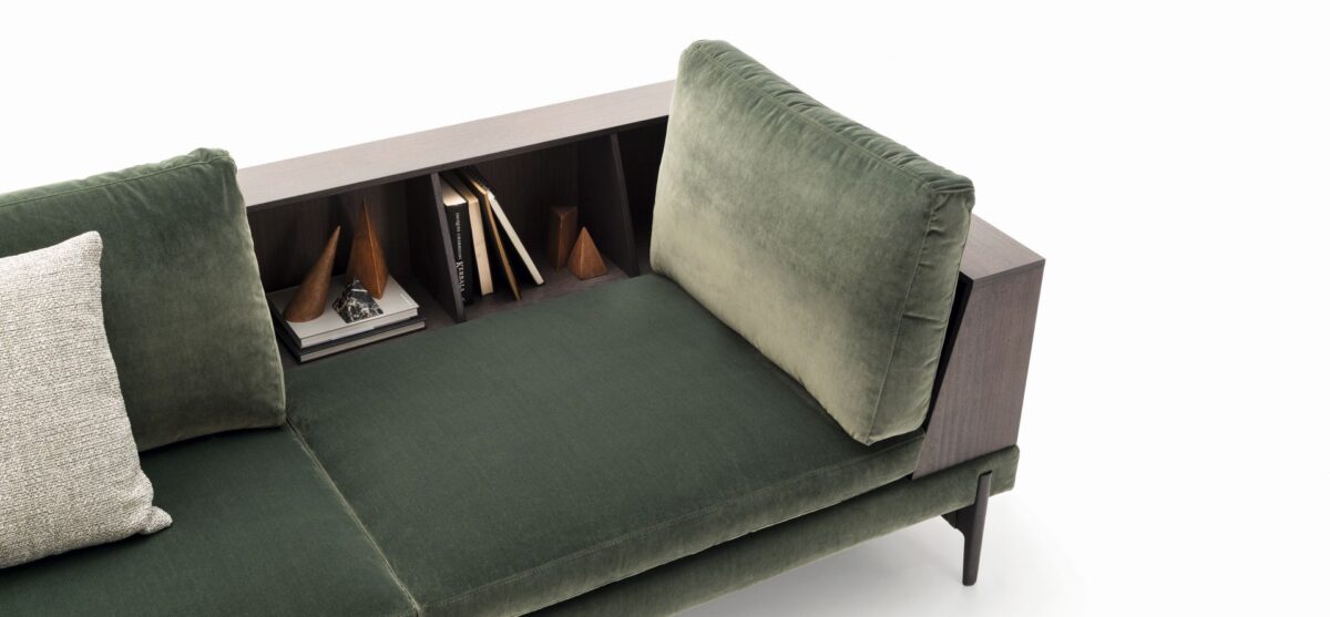 “Modern Kim sofa by Ditre Italia – stylish sectional sofa with clean lines and low-profile silhouette”