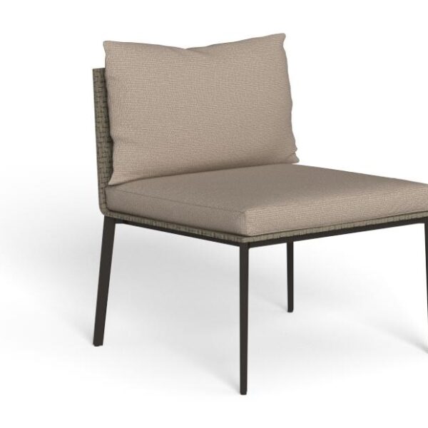 High-end Leaf Lounge Armchair by Marco Acerbis for Talentispa, modern Italian organic outdoor seating for Troy, Michigan.
