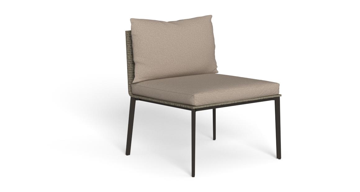 High-end Leaf Lounge Armchair by Marco Acerbis for Talentispa, modern Italian organic outdoor seating for Troy, Michigan.