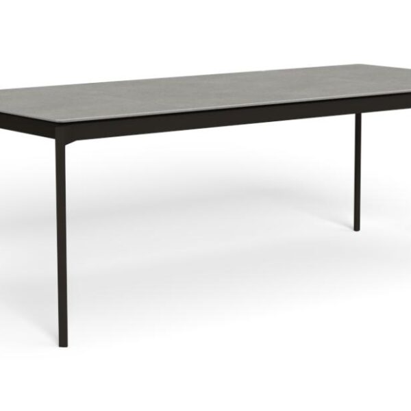 "Outdoor extension table Leaf Gres 160/220 by TalentiSpa with weather-resistant materials and modern style."
