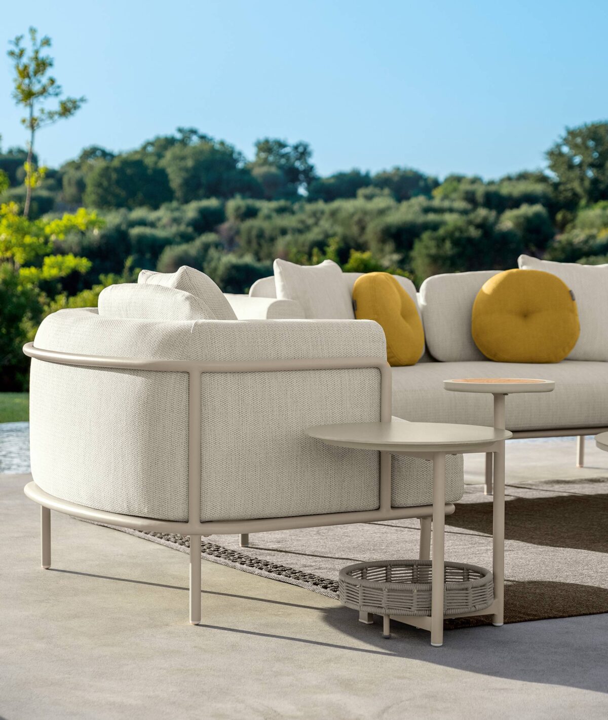 Modern Lisa Sofa by Talentispa Italian leather sofa in Troy MI lounge space