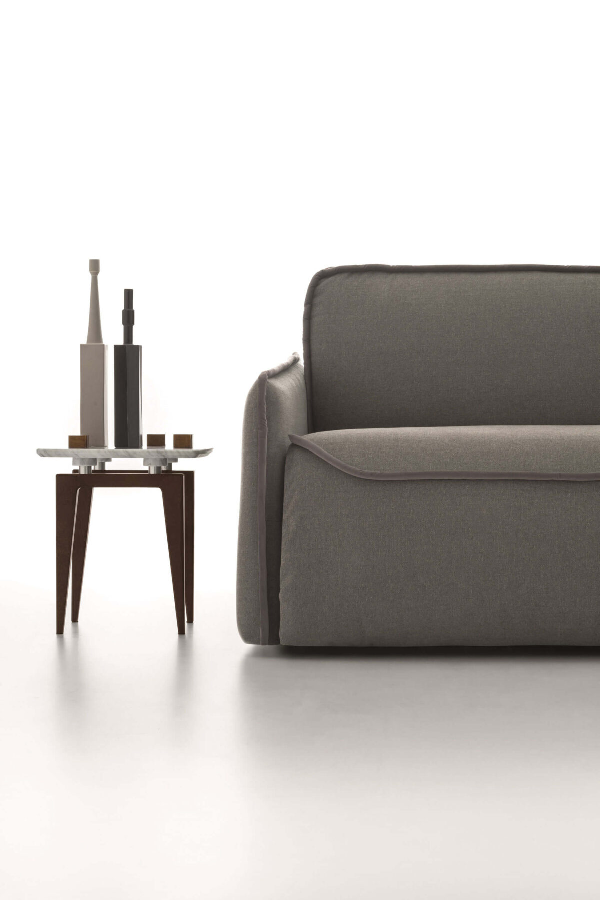 “Lulù 2.0 designer sofa bed by Ditre Italia – elegant Italian dual-function seating with soft cushions and tailored detailing”