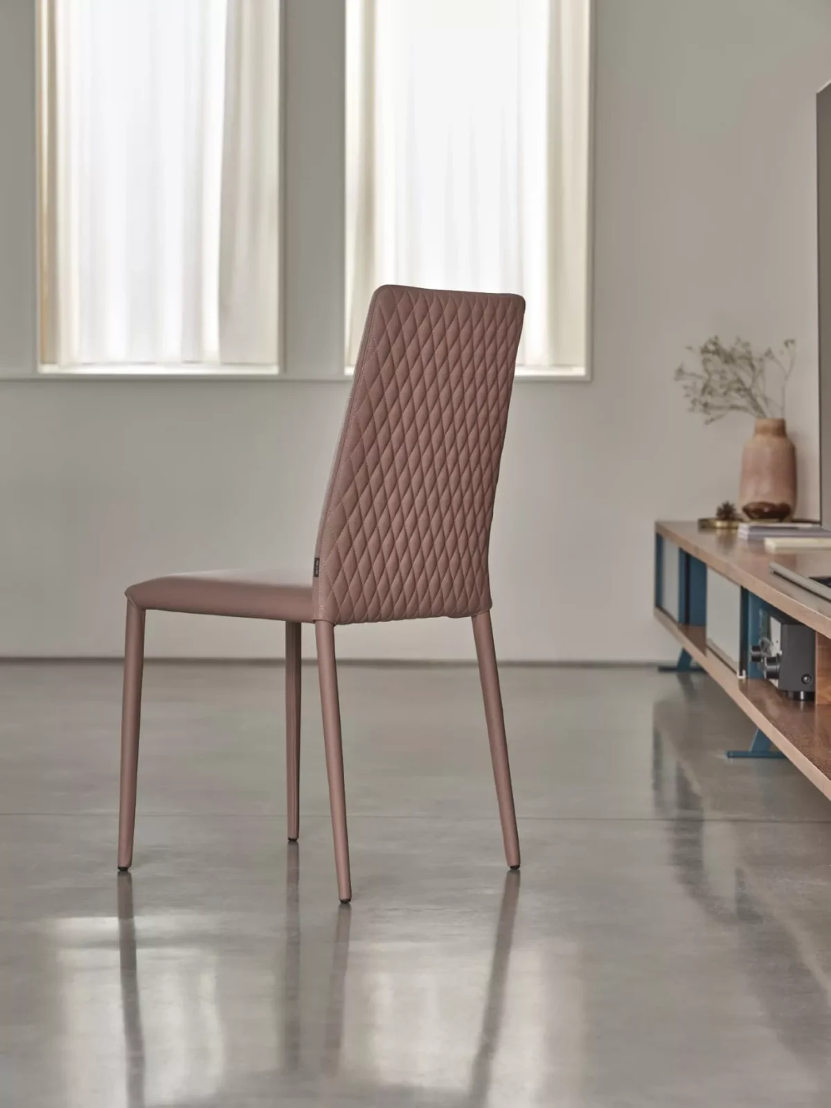 Luxury contemporary Malik table by Bontempi, perfect for an elegant dining room in Royal Oak, Michigan.