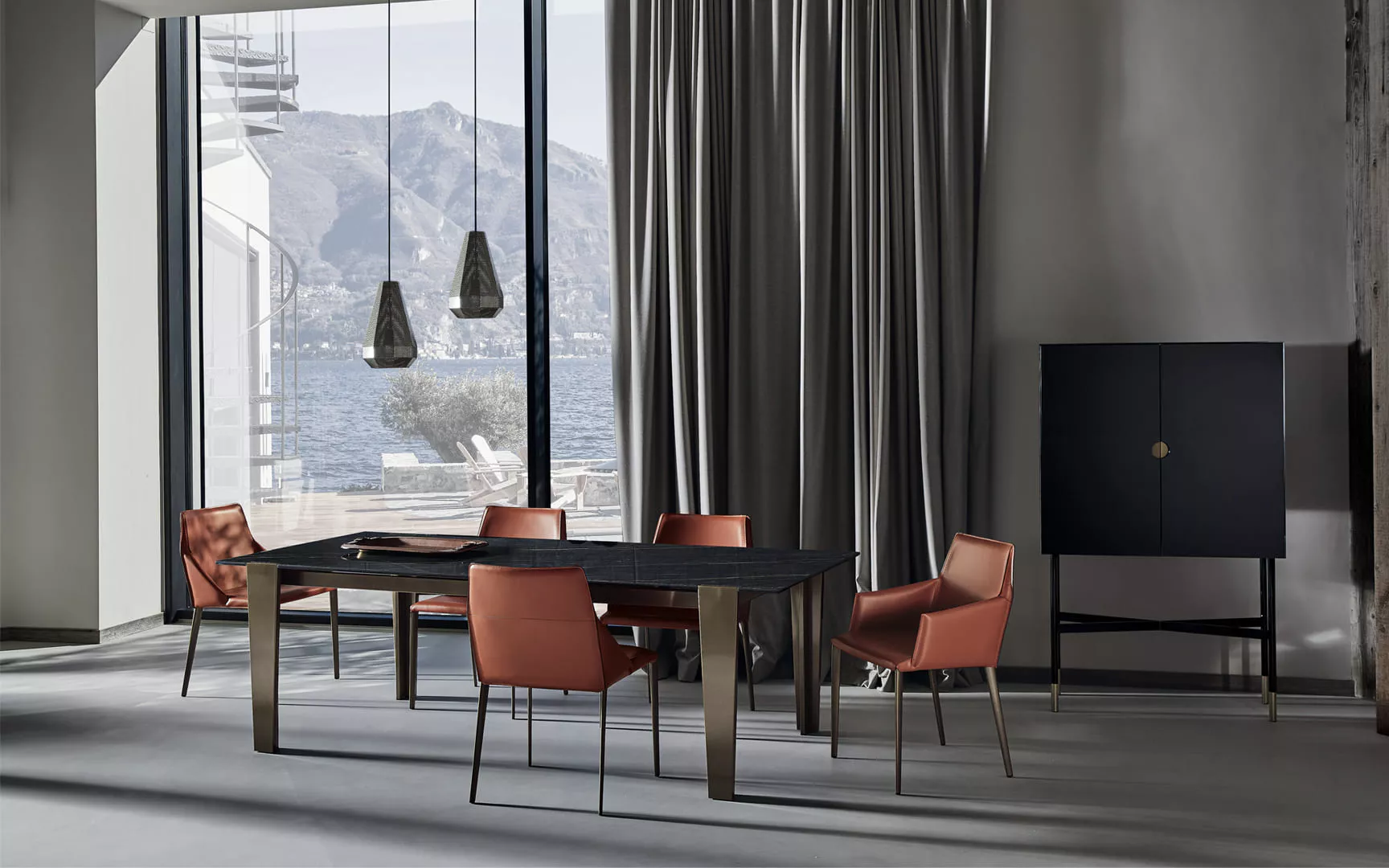 Modern Bontempi Sally chair, a high-end Italian design piece for Royal Oak, Michigan.