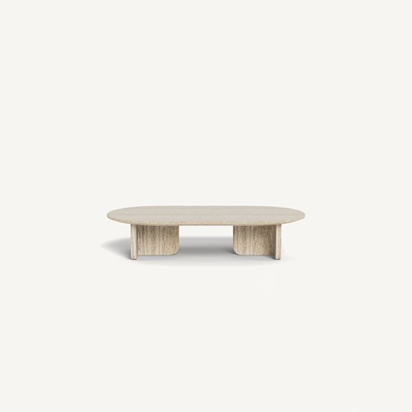 “Maui Oval Coffee Table by Harbour – modern outdoor table with elegant oval shape and sculptural design”