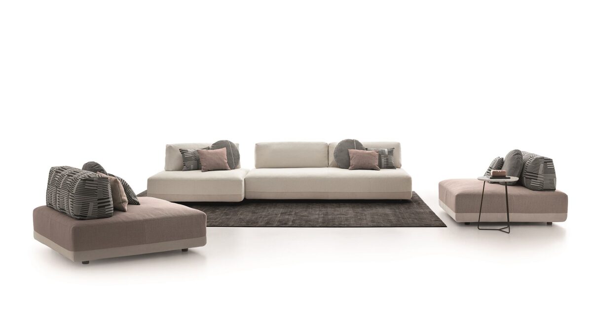 “Ditre Italia Sanders – sophisticated sofa offering seamless transitions between configurations and premium styling”