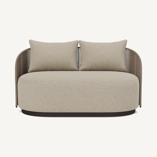 “Harbour Milan Sofa – contemporary 2 seat design with neutral upholstery and minimal structure”