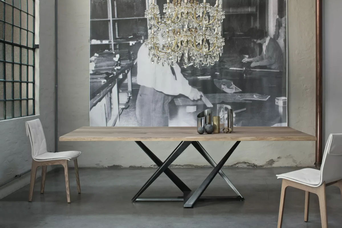 Alfa by Bontempi – Modern Italian Side Table Royal Oak