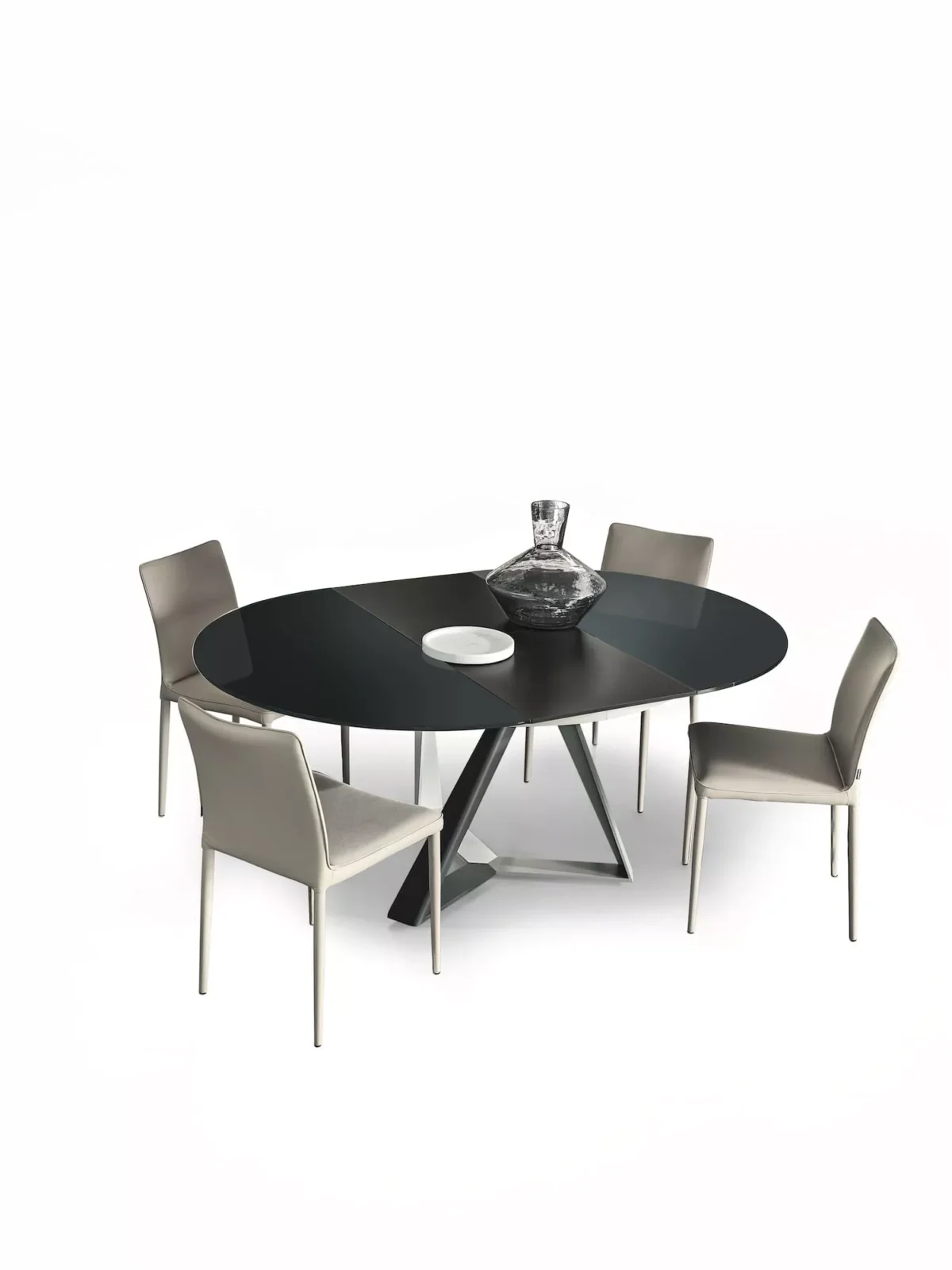 Bontempi Born table featuring elegant wooden or glass tabletop
