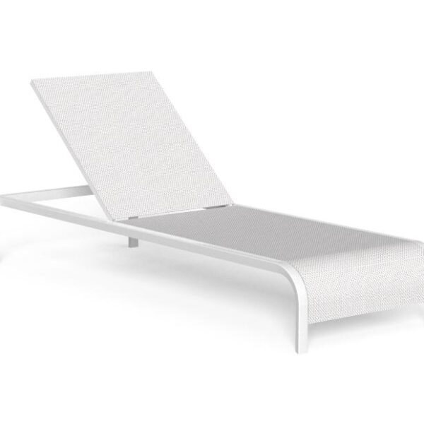 Modern Milo Sunbed by Marco Acerbis for Talentispa, high-end Italian outdoor furniture for Royal Oak, Michigan.