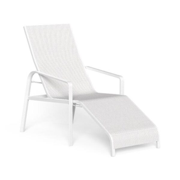 High-end Milo Deck chair by Marco Acerbis for Talentispa, modern Italian outdoor furniture for Troy, Michigan.