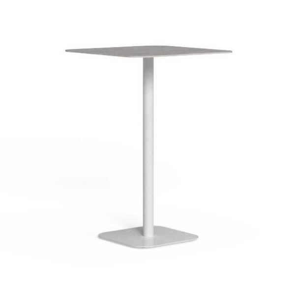 Contemporary aluminum bar table, Talentispa, Birmingham, Michigan.