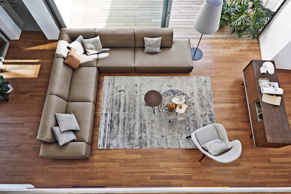 “Monolith by Ditre Italia – minimalist Italian lounge sofa with low-profile structure and premium comfort”