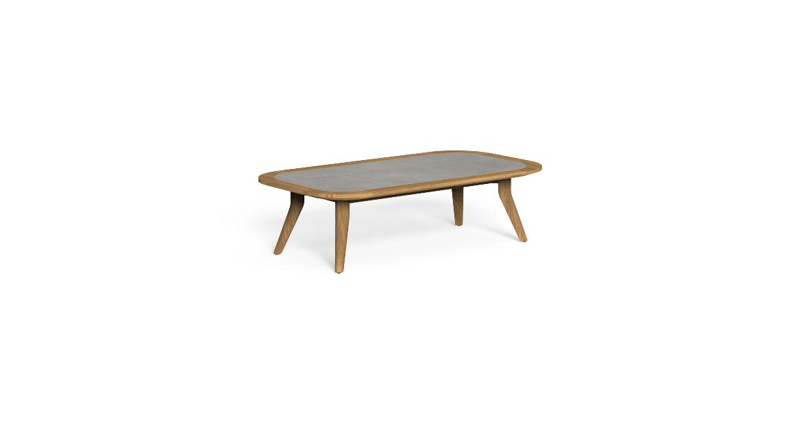 Premium contemporary Moon//Teak coffee table by Talenti, available in Birmingham, Michigan.