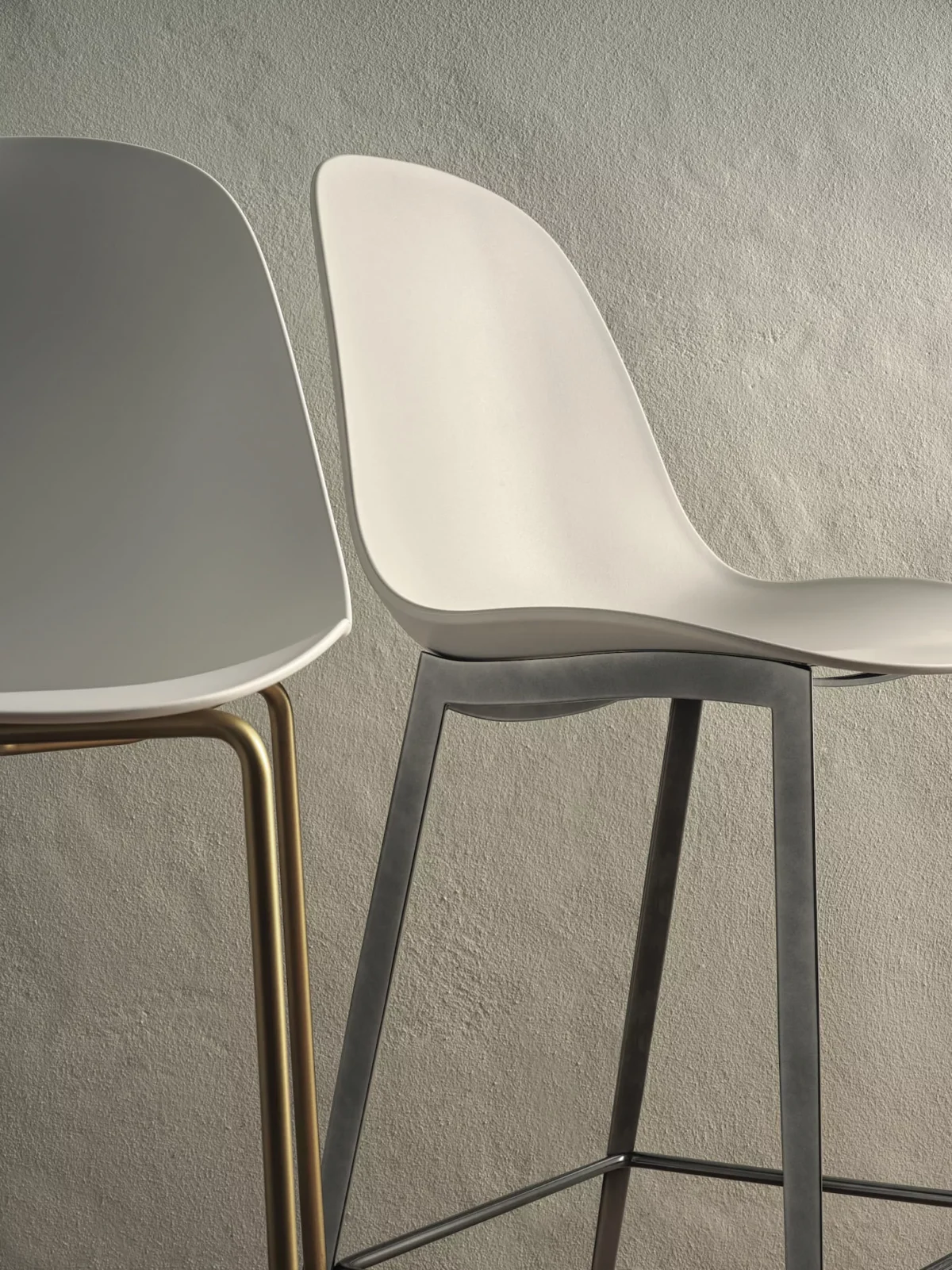 Mood Footstool by Bontempi luxury Italian footstool in **Birmingham, Michigan showroom**