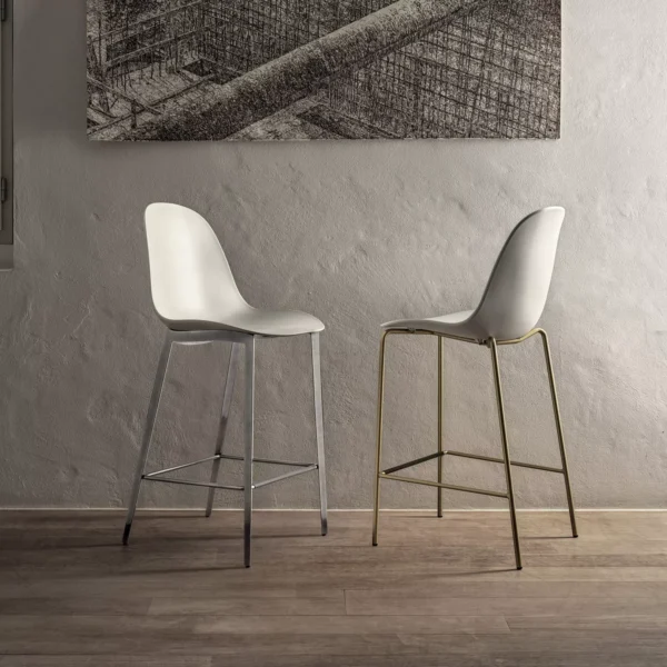 Mood Footstool by Bontempi luxury Italian footstool in **Birmingham, Michigan showroom**