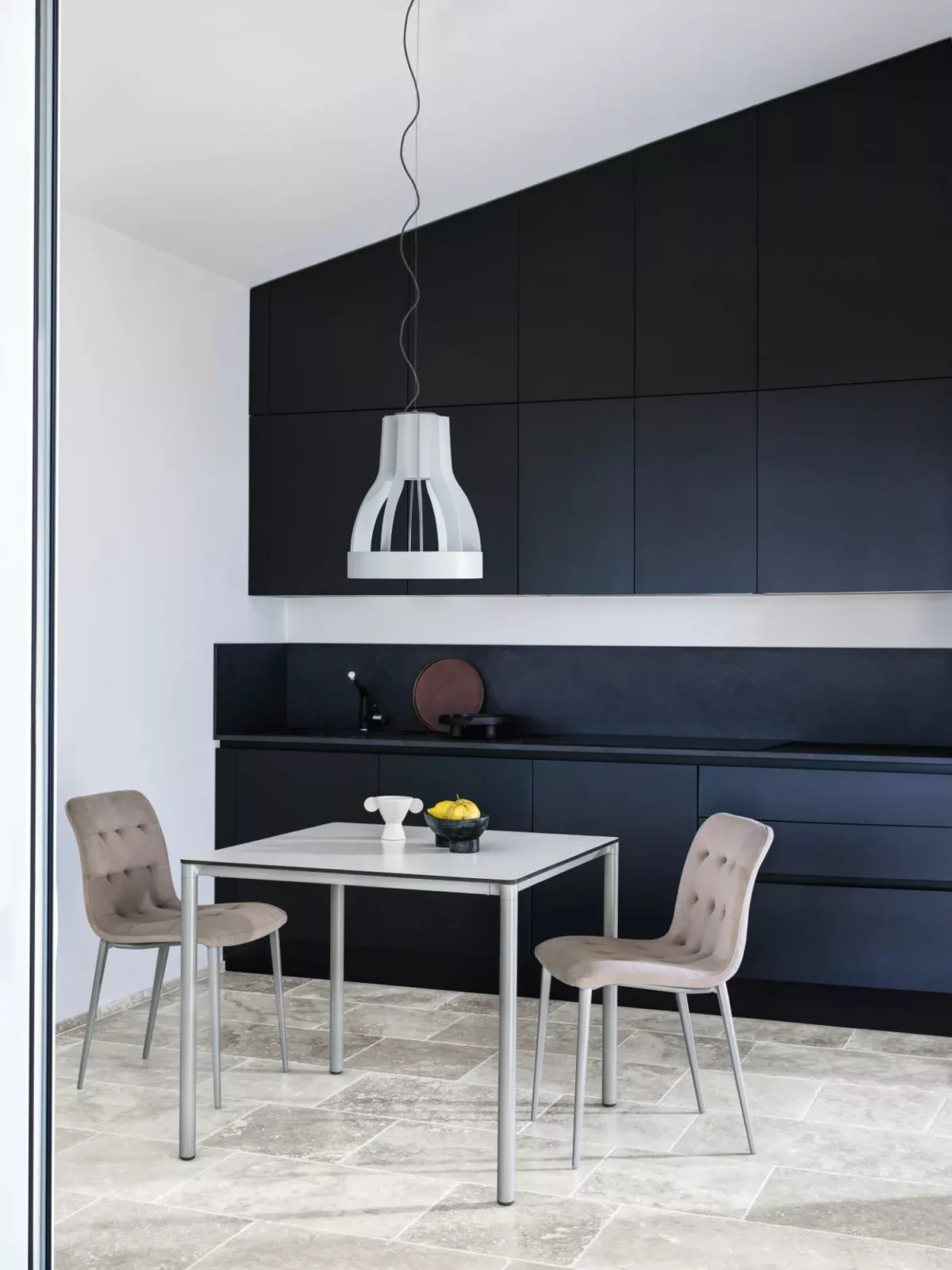 Gloria by Bontempi luxury Italian dining chair in Troy, Michigan showroom