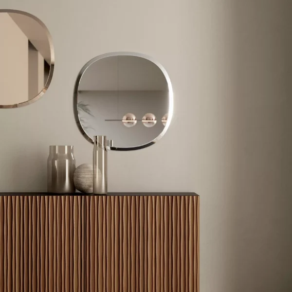 Luxury contemporary Musa sideboard by Bontempi Casa, showcased at Troy Michigan showroom.
