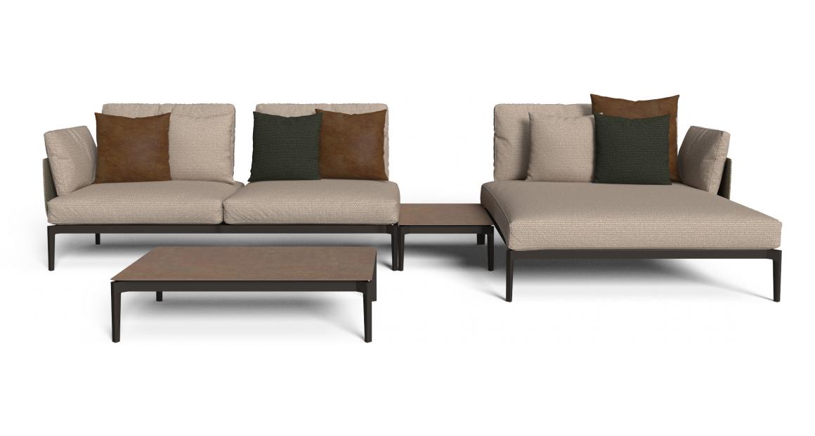 "TalentiSpa’s Leaf Sofa offering a blend of ergonomic design and modular outdoor comfort."