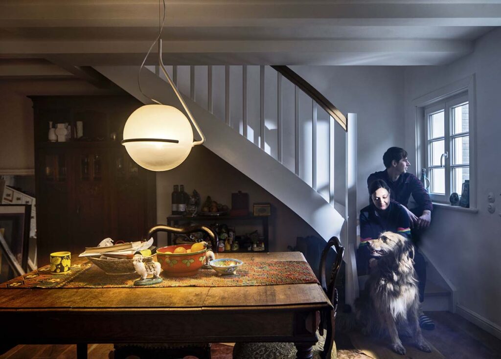Tonda by Foscarini, modern lighting design for Royal Oak, Michigan homes.