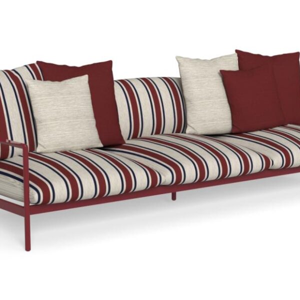 Modern Italian Nalu 3-place outdoor sofa by Talentispa, designer luxury furniture for Birmingham, Michigan.